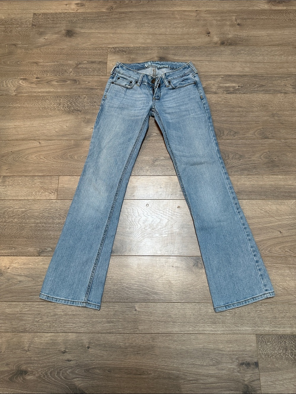 Bullhead Light Blue Flare Jeans Size 0 Short 👖